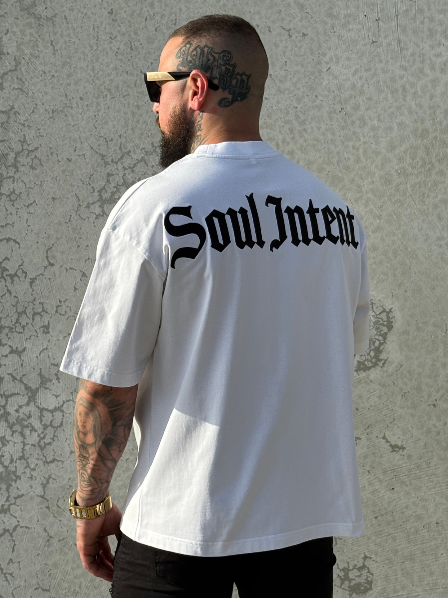 THE STAN OVERSIZED TEE - WHITE