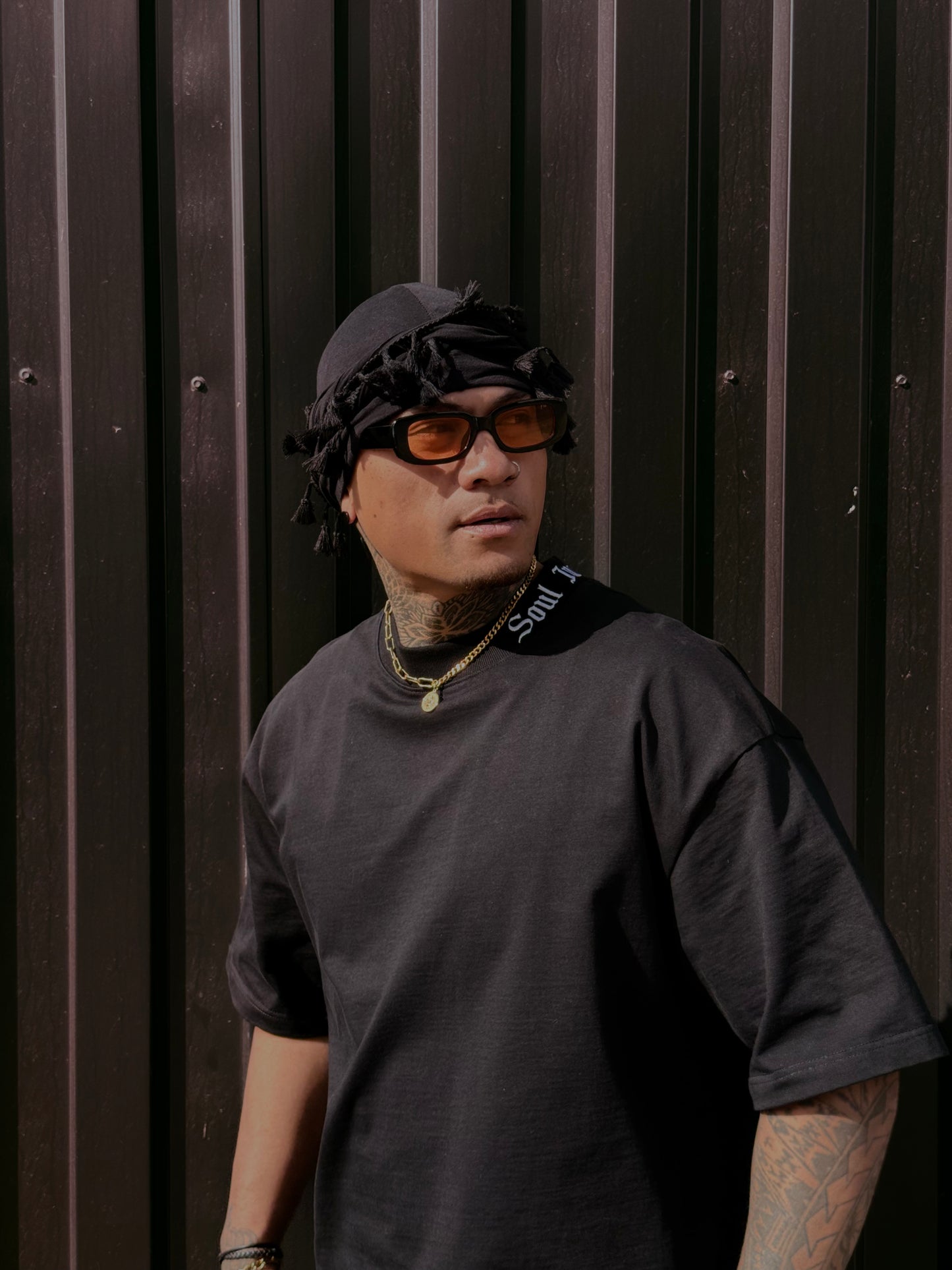 KIKO MOCK NECK OVERSIZED TEE