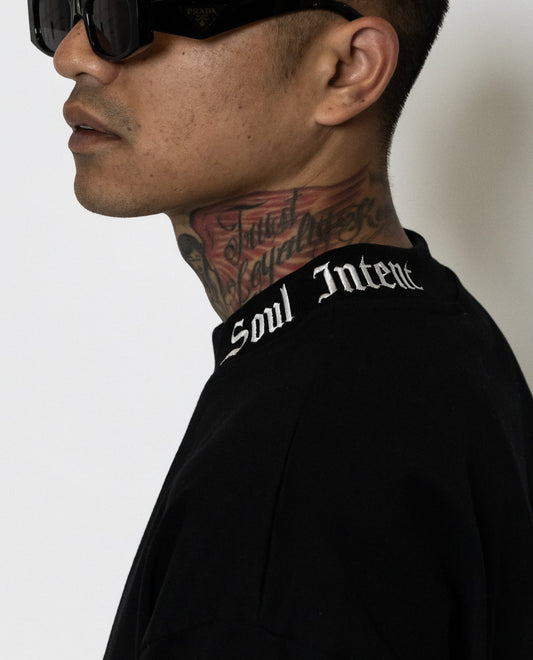 KIKO MOCK NECK OVERSIZED TEE