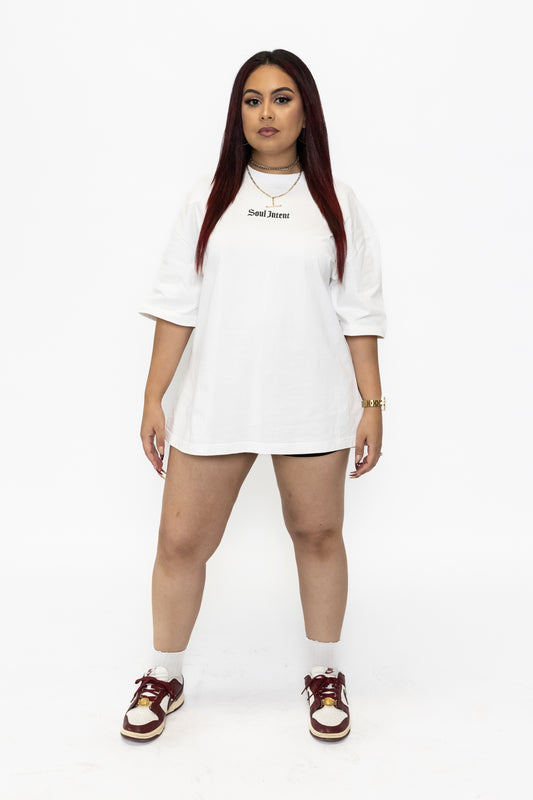 THE STAN OVERSIZED TEE - WHITE